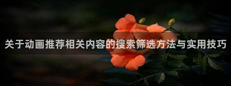 age 动漫下载地址:关于动画推荐相关内容的搜索筛选方法与实用技巧配图